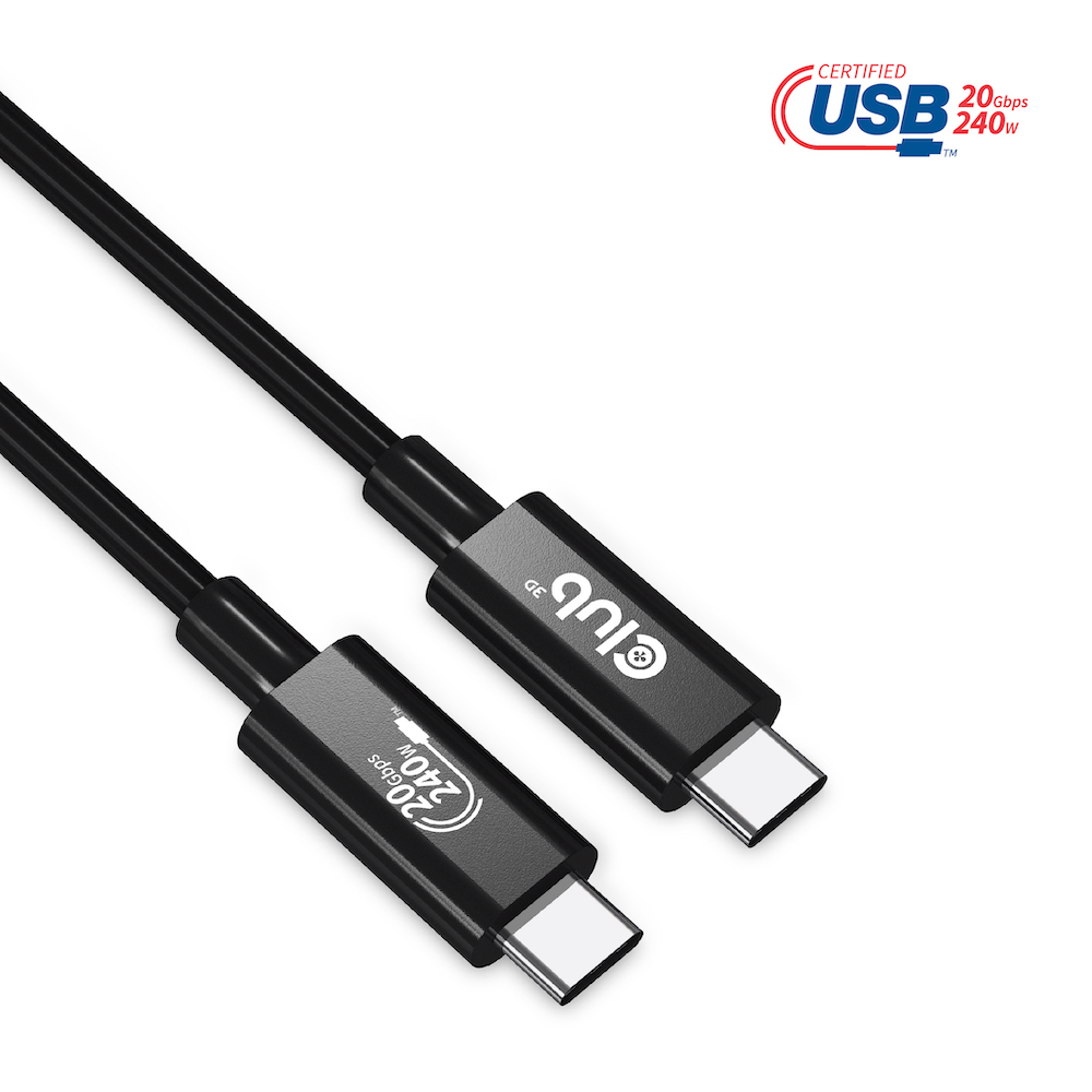 Club 3D USB 4 Typ-C Datenkabel - 2m