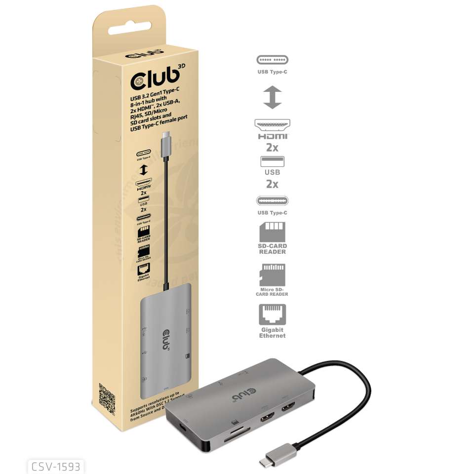 Club 3D USB-C Dockingstation
