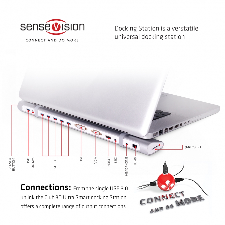 Club 3D Ultra Smart Docking Station