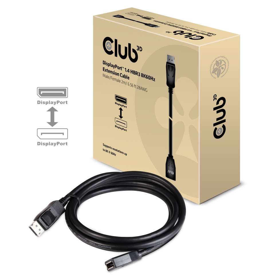 Club 3D DisplayPort-Verlängerungskabel - 2 m