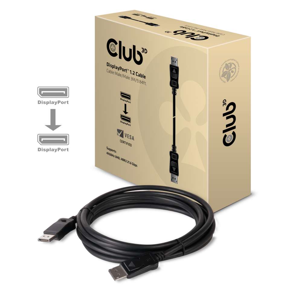 Club 3D DisplayPort-Kabel - 3m