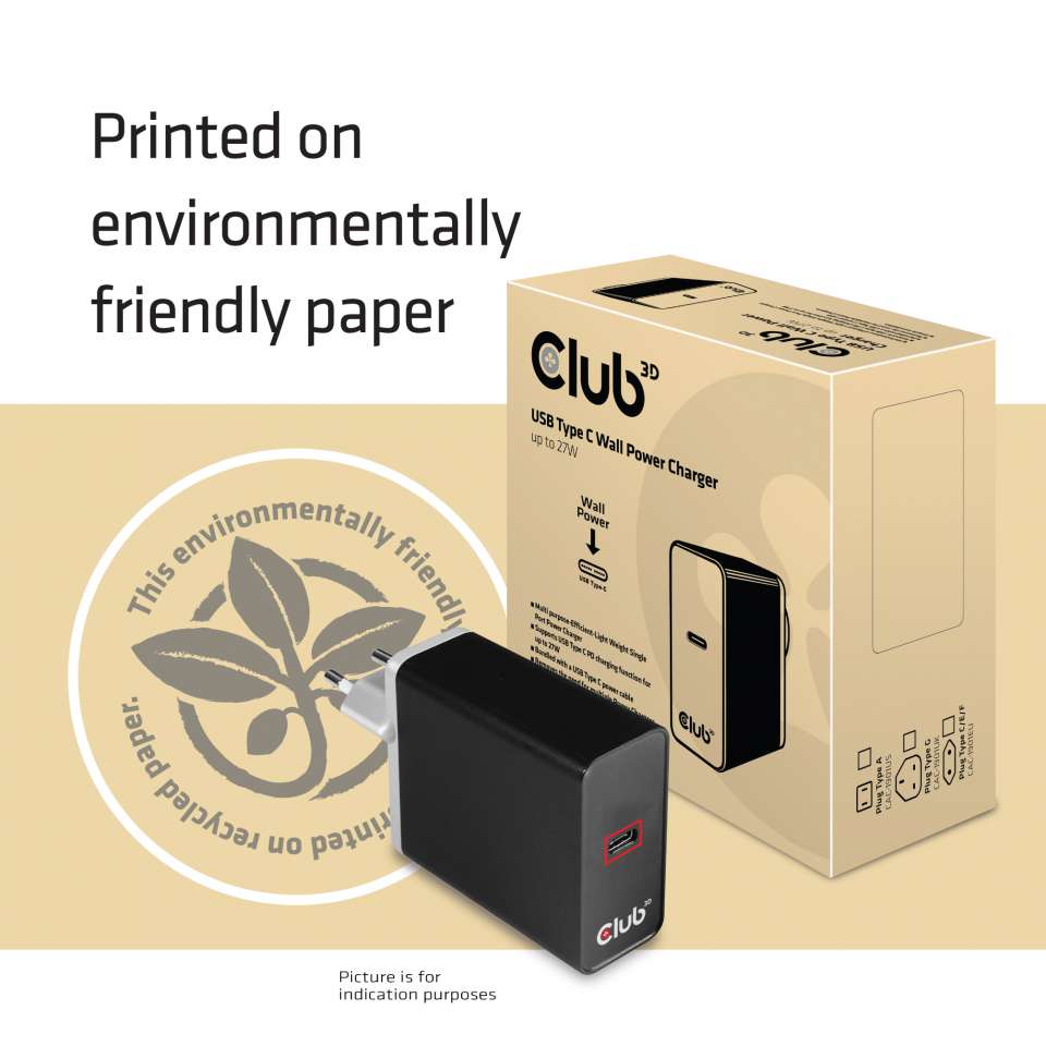 Club 3D Ladegerät - 27 Watt