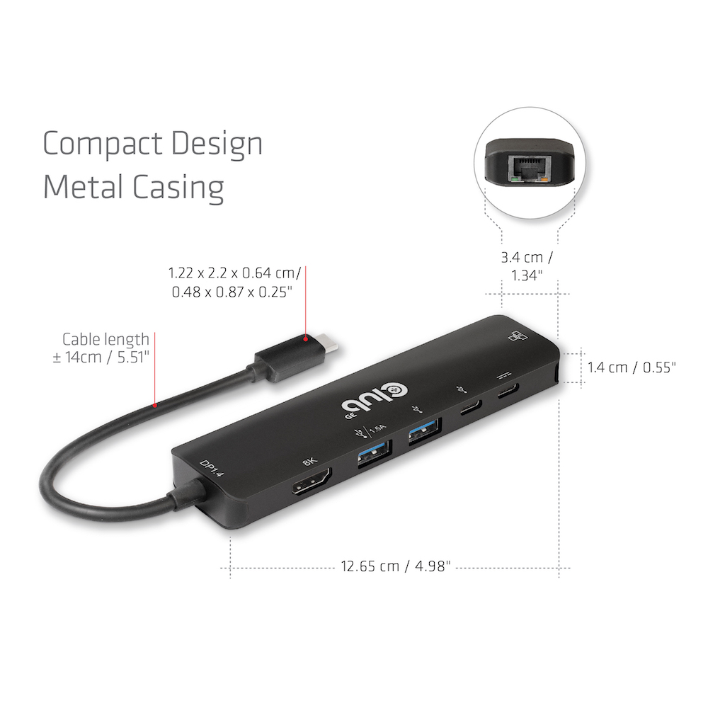 Club 3D USB-C auf HDMI Dockingstation