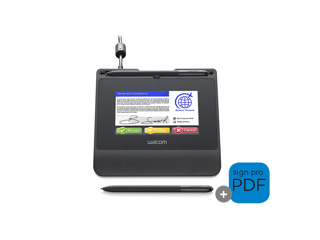 Wacom STU-540 & SignPro PDF