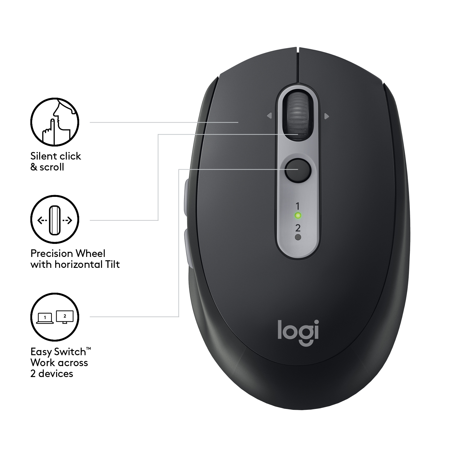 Logitech M590 Silent Maus