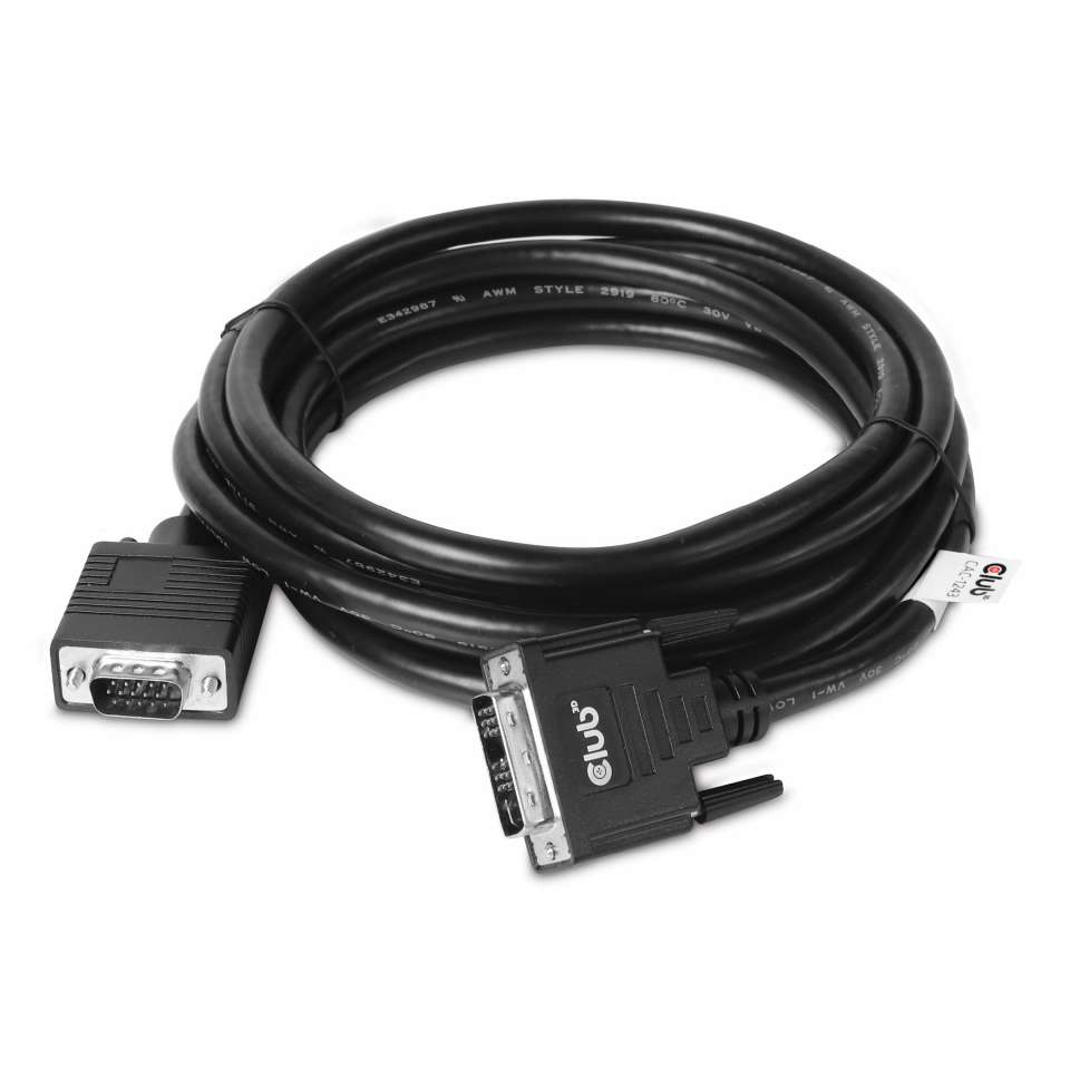 Club 3D DVI auf VGA Kabel - 3 m