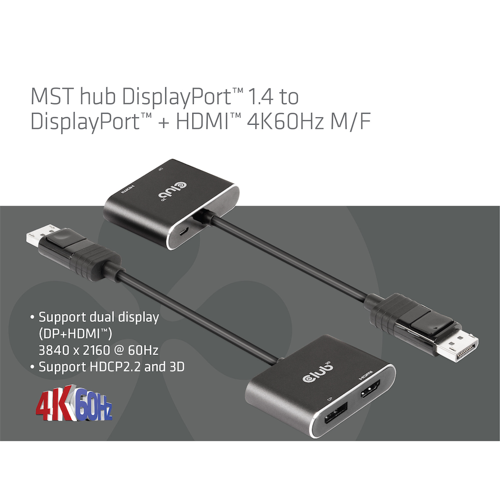 Club 3D MST Hub DisplayPort