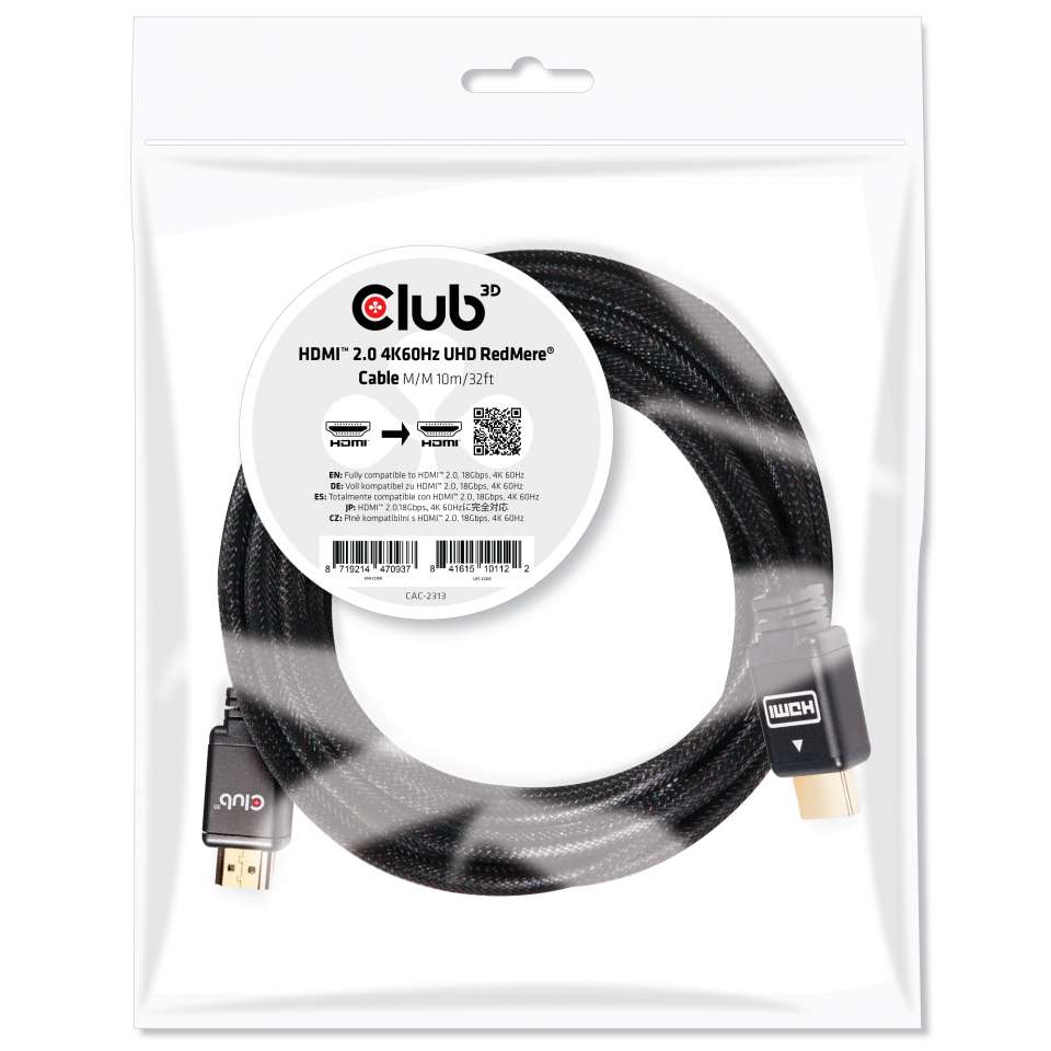 Club 3D HDMI 4k - 10m
