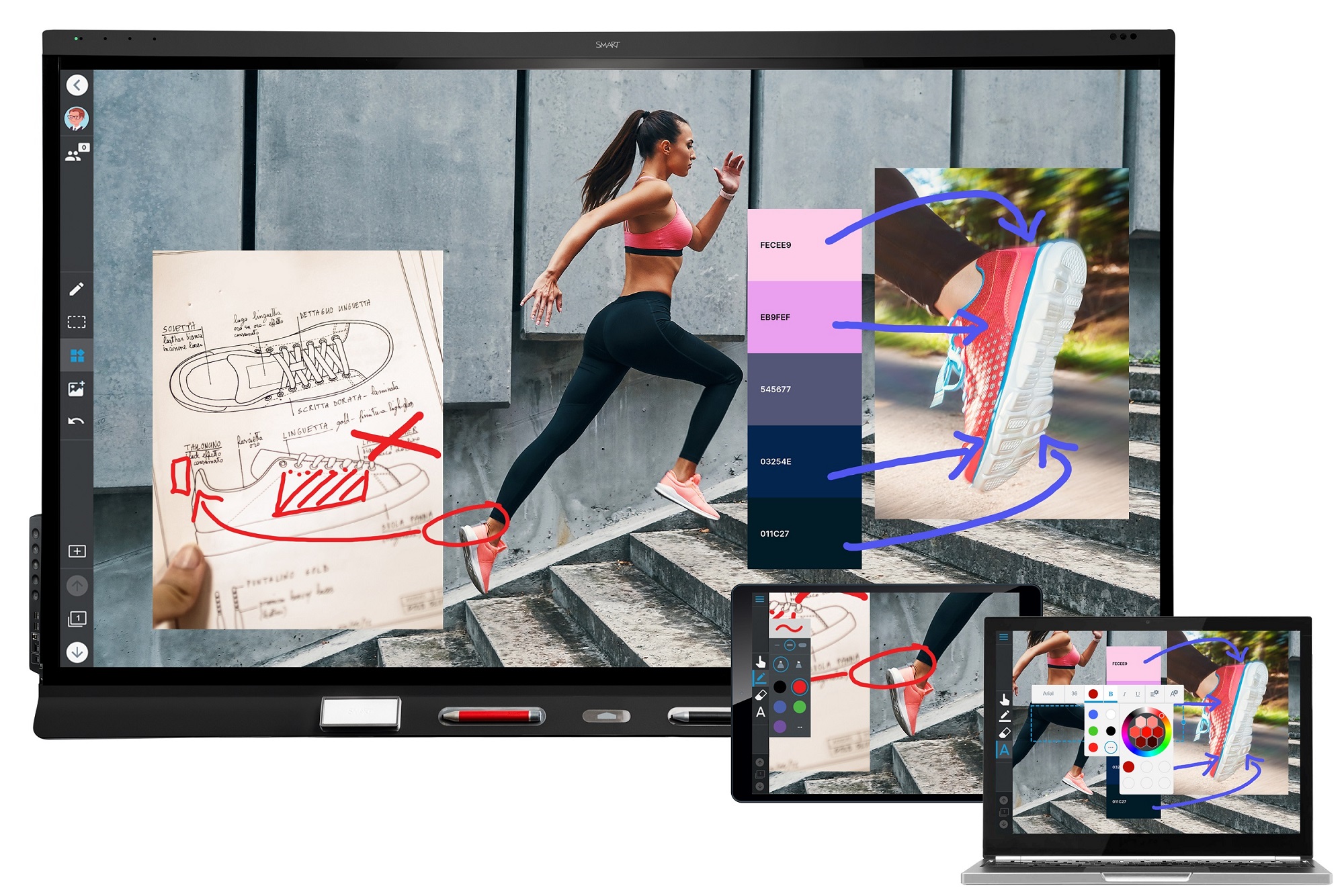 SMART Board 6265S-V3-PW Set